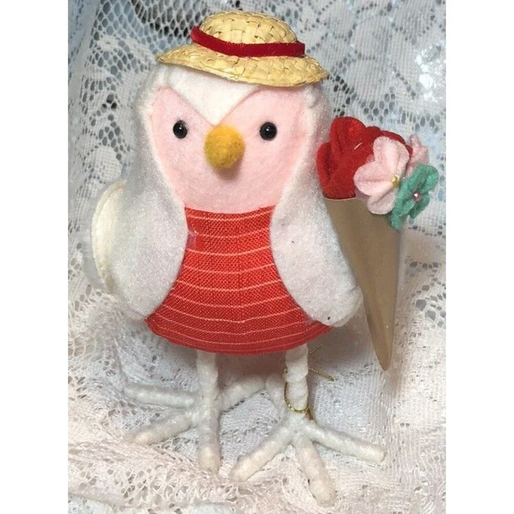 Target Spritz Valentines Day Holiday 2023 Jet Fabric Bird Featherly Friends